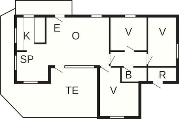 Foto van Kustsereniteit bij Henne Strand-By Traum - Vakantiehuis in Henne - FloorPlan