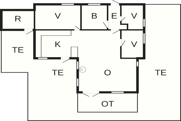 Foto van 6 persoons vakantie huis in Lemvig - Vakantiehuis in Lemvig - FloorPlan