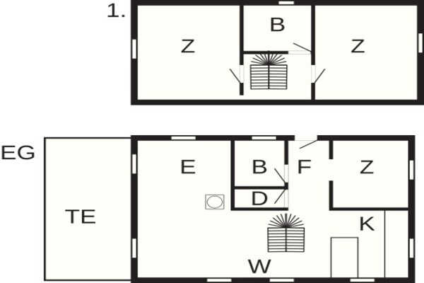 Foto van 6 persoons vakantie huis in Ulfborg - Vakantiehuis in Ulfborg - FloorPlan