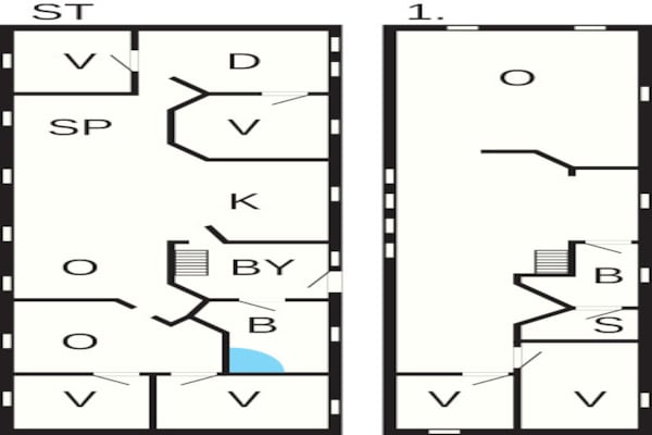 Foto van 12 persoons vakantie huis in Lemvig - Vakantiehuis in Lemvig - FloorPlan