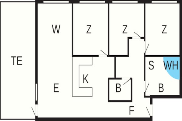 Foto van 6 persoons vakantie huis in Ringkøbing - Vakantiehuis in Ringkøbing - FloorPlan