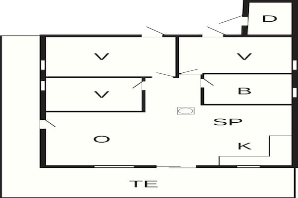 Foto van 6 persoons vakantie huis in Ringkøbing - Vakantiehuis in Ringkøbing - FloorPlan