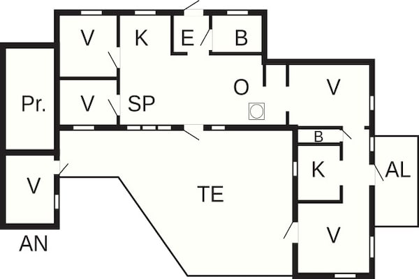 Foto van 12 persoons vakantie huis in Haverdal - Vakantiehuis in Haverdal - FloorPlan