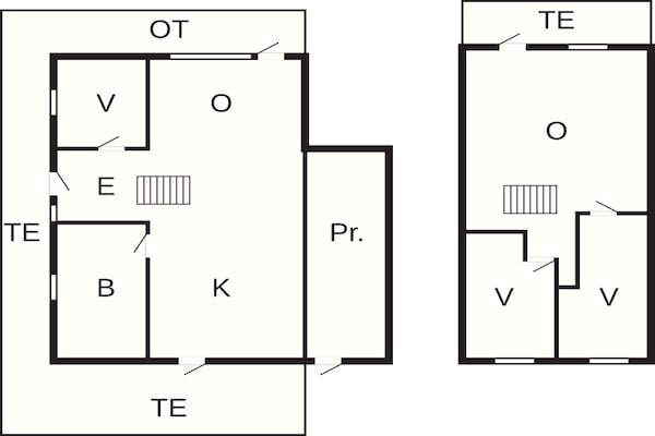 Foto van 6 persoons vakantie huis in Ebeltoft - Vakantiehuis in Ebeltoft - FloorPlan