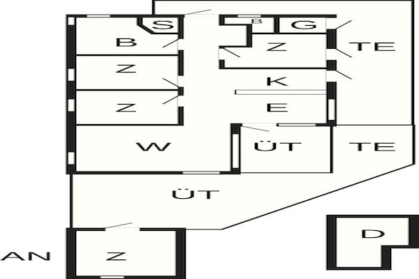 Foto van 8 persoons vakantie huis in Ålbæk - Vakantiehuis in Ålbæk - FloorPlan