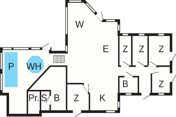 Foto van 10 persoons vakantie huis in Rudkøbing - Vakantiehuis in Rudkøbing - FloorPlan