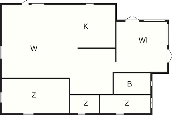 Foto van 6 persoons vakantie huis in Højby - Vakantiehuis in Højby - FloorPlan
