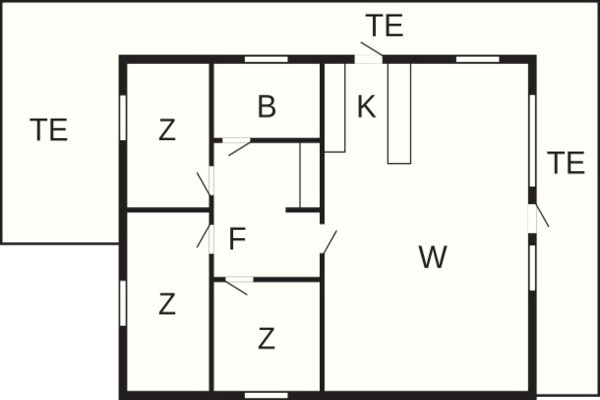 Foto van 6 persoons vakantie huis in Lemvig - Vakantiehuis in Lemvig - FloorPlan