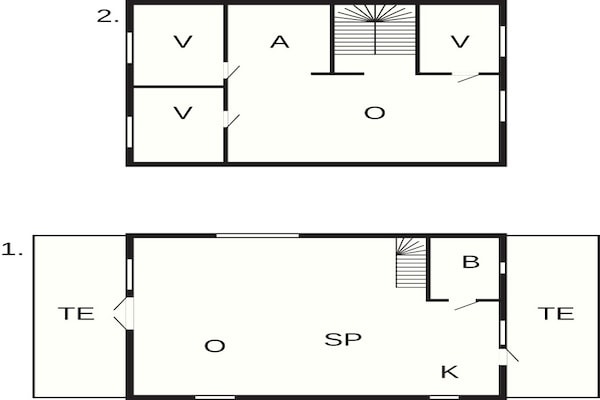 Foto van 6 persoons vakantie huis in Brekstad - Vakantiehuis in Brekstad - FloorPlan
