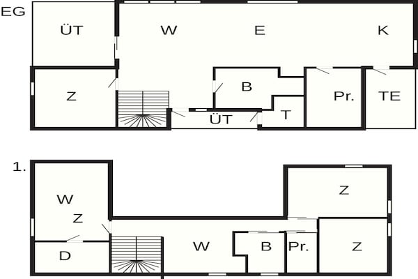 Foto van 8 persoons vakantie huis in Åram - Vakantiehuis in Åram - FloorPlan