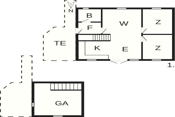 Foto van 7-persoons vakantiehuis in Ebeltoft - Vakantiehuis in Ebeltoft - FloorPlan
