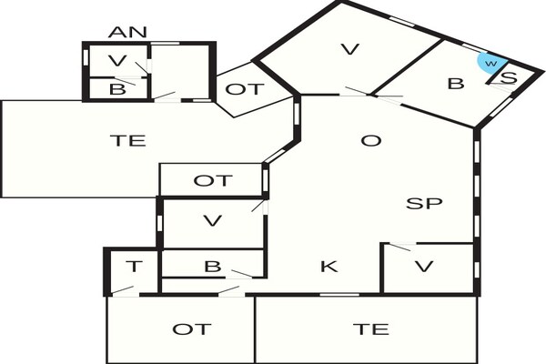 Foto van 10 persoons vakantie huis in Hadsund - Vakantiehuis in Hadsund - FloorPlan