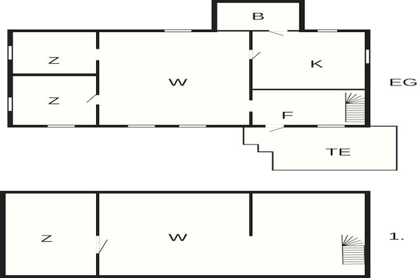 Foto van 6 persoons vakantie huis in KYRKHULT - Vakantiehuis in KYRKHULT - FloorPlan