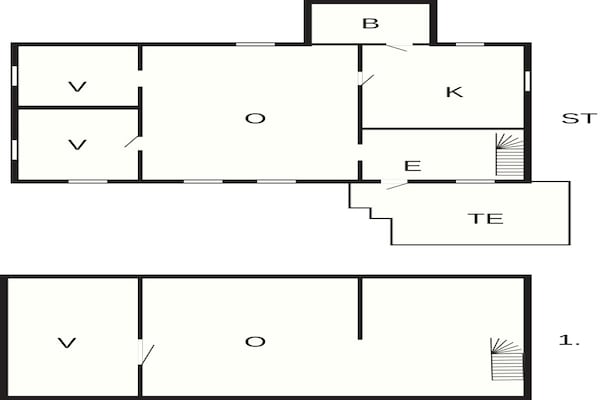 Foto van 6 persoons vakantie huis in KYRKHULT - Vakantiehuis in KYRKHULT - FloorPlan