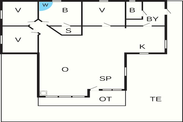 Foto van 6 persoons vakantie huis in Thisted - Vakantiehuis in Thisted - FloorPlan