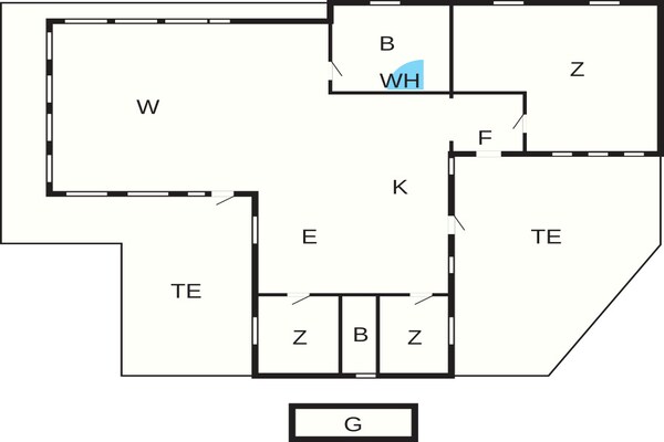 Foto van 6 persoons vakantie huis in Løkken - Vakantiehuis in Løkken - FloorPlan
