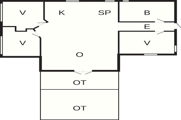Foto van 6 persoons vakantie huis in Ansager - Vakantiehuis in Ansager - FloorPlan