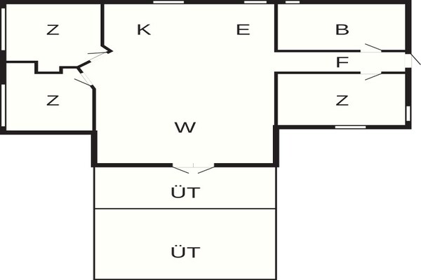 Foto van 6 persoons vakantie huis in Ansager - Vakantiehuis in Ansager - FloorPlan