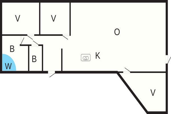 Foto van Rustig toevluchtsoord in Hou Oasis-By Traum - Vakantiehuis in Hals - FloorPlan