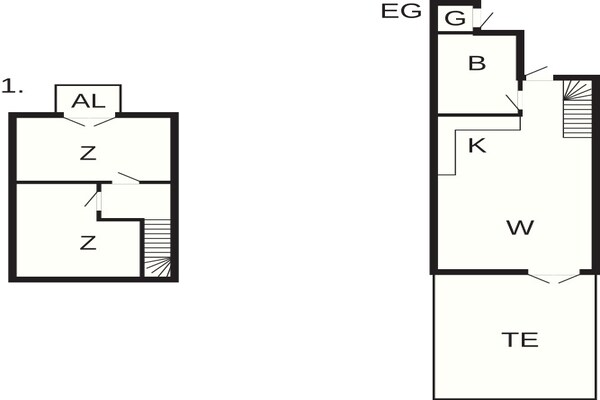 Foto van 6 persoons vakantiehuis op een vakantiepark - Vakantiehuis in Karrebæksminde - FloorPlan