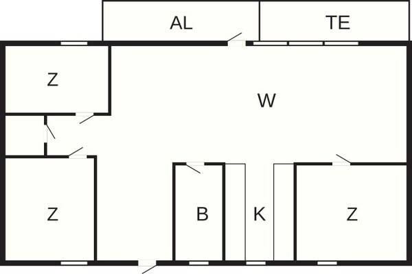 Foto van 6 persoons vakantie huis in SORUNDA - Vakantiehuis in SORUNDA - FloorPlan
