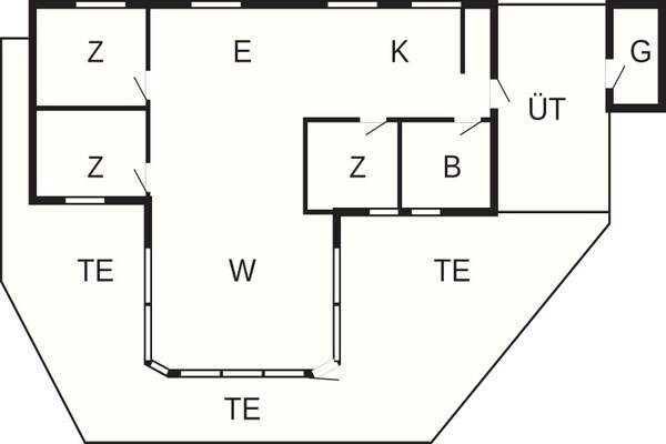 Foto van 6 persoons vakantie huis in Hemmet - Vakantiehuis in Hemmet - FloorPlan