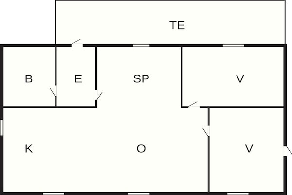 Foto van 6 persoons vakantie huis in Hemmet - Vakantiehuis in Hemmet - FloorPlan