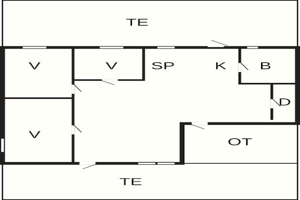 Foto van 8 persoons vakantie huis in Frederiksværk - Vakantiehuis in Frederiksværk - FloorPlan