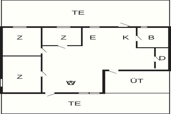 Foto van 8 persoons vakantie huis in Frederiksværk - Vakantiehuis in Frederiksværk - FloorPlan