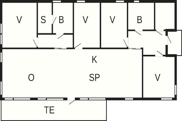 Foto van Stijlvolle Cabin Retreat in Varden-By Traum - Vakantiehuis in Fåvang - FloorPlan