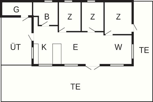 Foto van 6 persoons vakantie huis in Hejls - Vakantiehuis in Hejls - FloorPlan