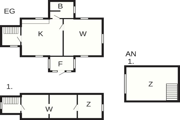 Foto van Landelijk huisje in de buurt van Ullared - Vakantiehuis in ULLARED - FloorPlan