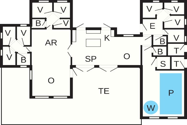 Foto van 26 persoons vakantie huis in Grenaa - Vakantiehuis in Grenaa - FloorPlan