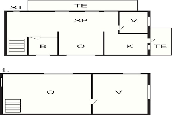 Foto van 6 persoons vakantie huis in Blåvand - Vakantiehuis in Blåvand - FloorPlan