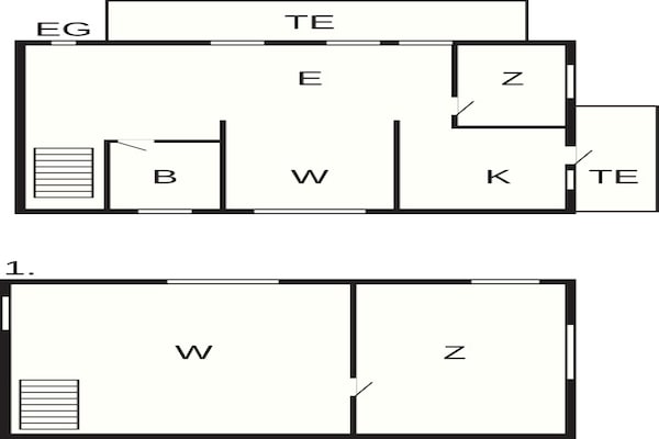 Foto van 6 persoons vakantie huis in Blåvand - Vakantiehuis in Blåvand - FloorPlan
