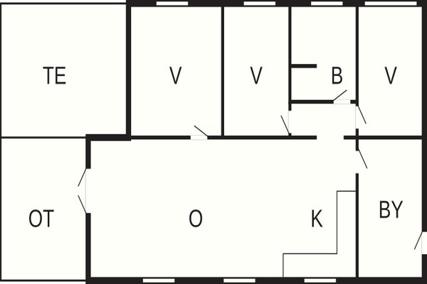 Foto van 6 persoons vakantie huis in Fårvang - Vakantiehuis in Fårvang - FloorPlan