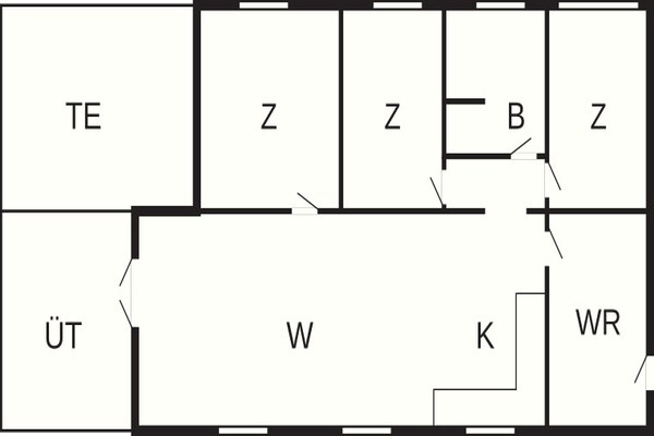 Foto van 6 persoons vakantie huis in Fårvang - Vakantiehuis in Fårvang - FloorPlan