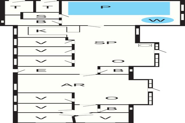 Foto van 18 persoons vakantie huis in Ringkøbing - Vakantiehuis in Ringkøbing - FloorPlan