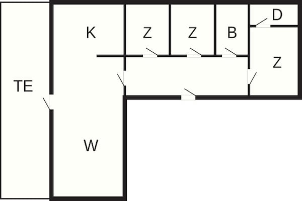 Foto van 6 persoons vakantie huis in Løgstør - Vakantiehuis in Løgstør - FloorPlan
