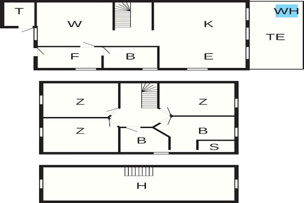 Foto van 8 persoons vakantie huis in Blåvand - Vakantiehuis in Blåvand - FloorPlan