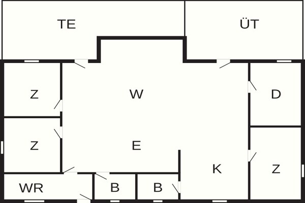 Foto van Kustparadijs in Skovmose-By Traum - Vakantiehuis in Sydals - FloorPlan