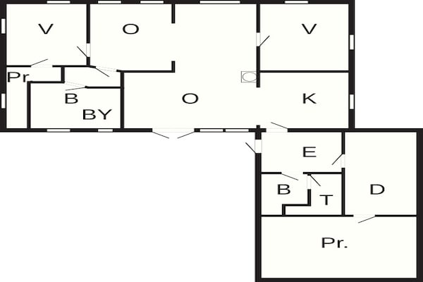 Foto van 6 persoons vakantie huis in Broager - Vakantiehuis in Broager - FloorPlan