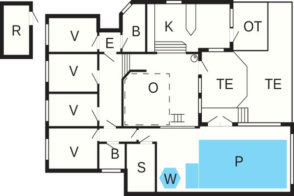 Foto van 10 persoons vakantie huis in Ebeltoft - Vakantiehuis in Ebeltoft - FloorPlan