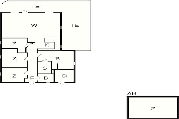 Foto van Luxe toevluchtsoord bij Bratten Strand-By Traum - Vakantiehuis in Jerup - FloorPlan
