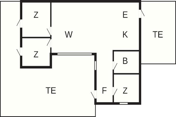 Foto van 6 persoons vakantie huis in Hadsund - Vakantiehuis in Hadsund - FloorPlan