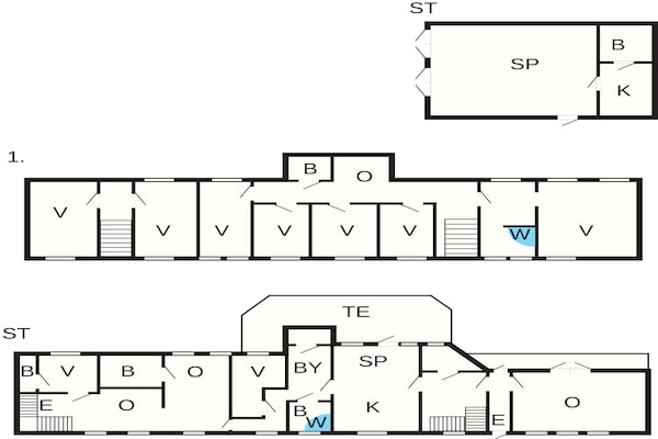 Foto van 20 persoons vakantie huis in Svendborg - Vakantiehuis in Svendborg - FloorPlan