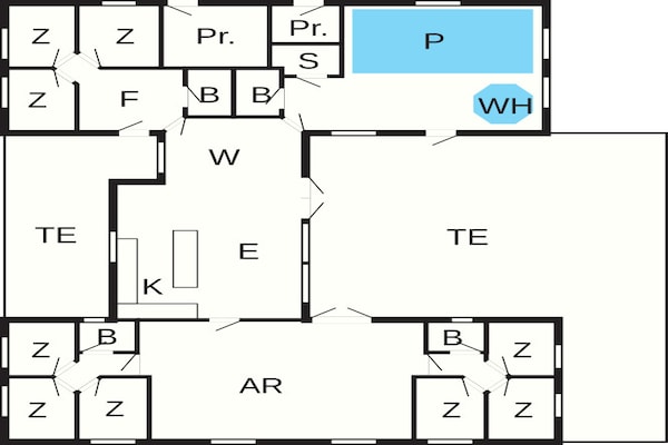 Foto van 24 persoons vakantie huis in Hasselberg - Vakantiehuis in Kappeln - FloorPlan