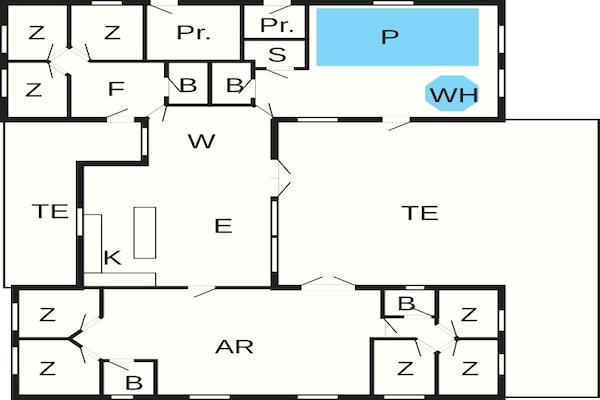 Foto van 20 persoons vakantie huis in Hasselberg - Vakantiehuis in Kappeln - FloorPlan