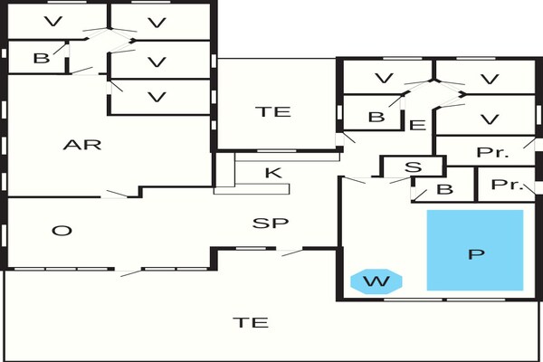 Foto van 18 persoons vakantie huis in Hasselberg - Vakantiehuis in Kappeln - FloorPlan