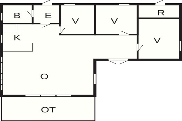 Foto van 6 persoons vakantie huis in Vinderup - Vakantiehuis in Vinderup - FloorPlan